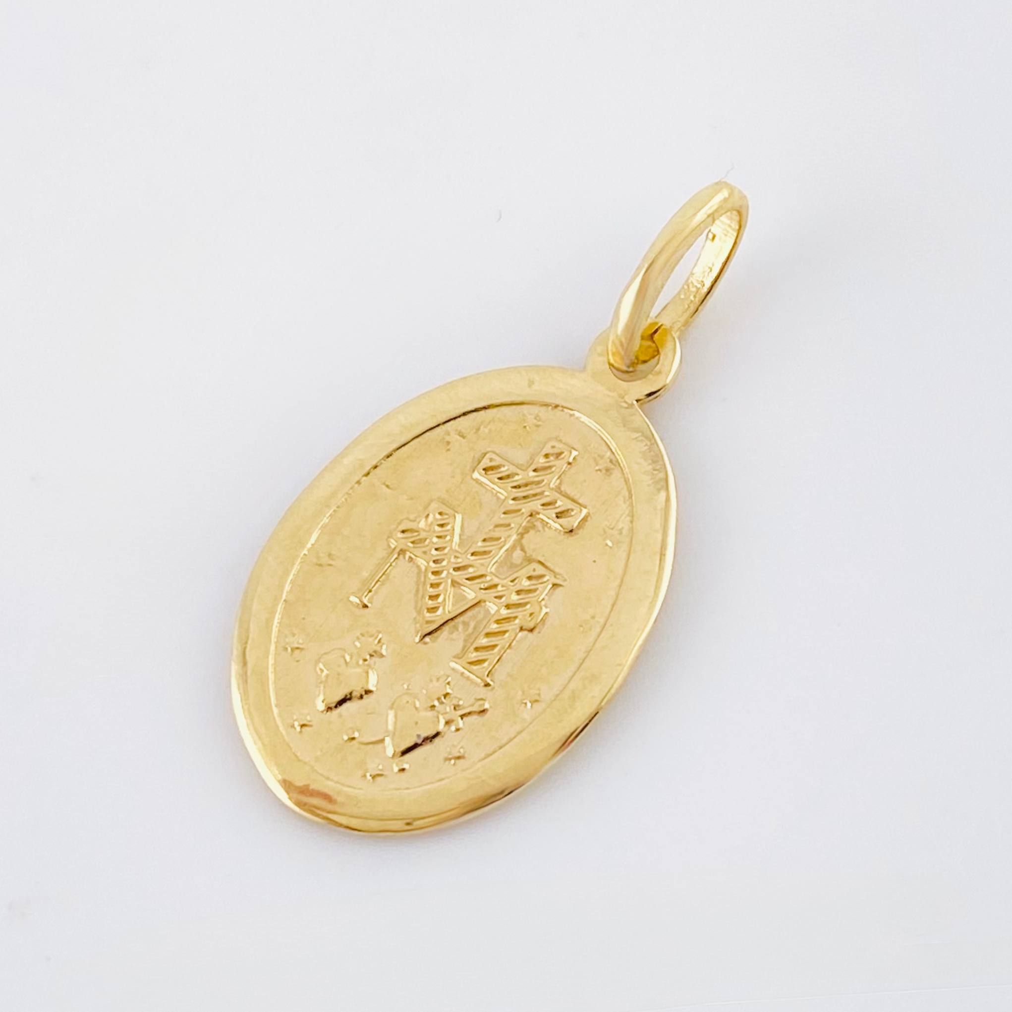 Dije Virgen Milagrosa 2.05gr / 1 in / Oro Amarillo 18K ©