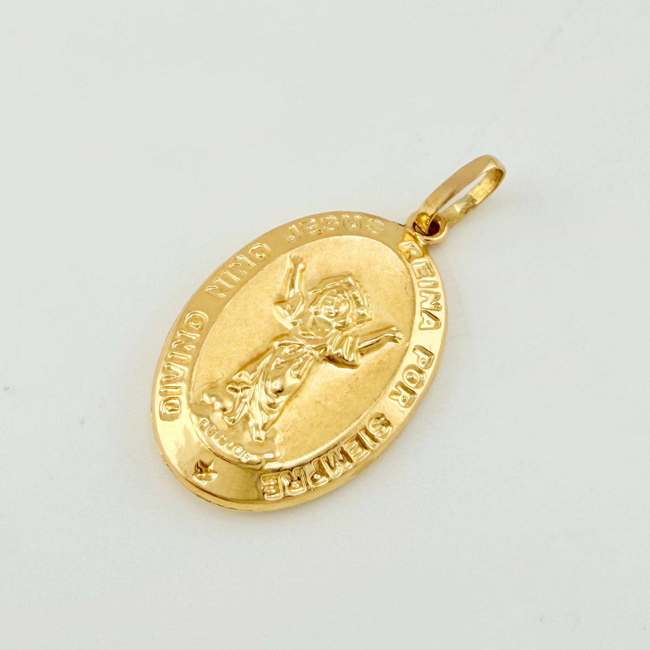 Pendant Divine Child 0.55gr / 3/4 in / Yellow Gold 18K ©
