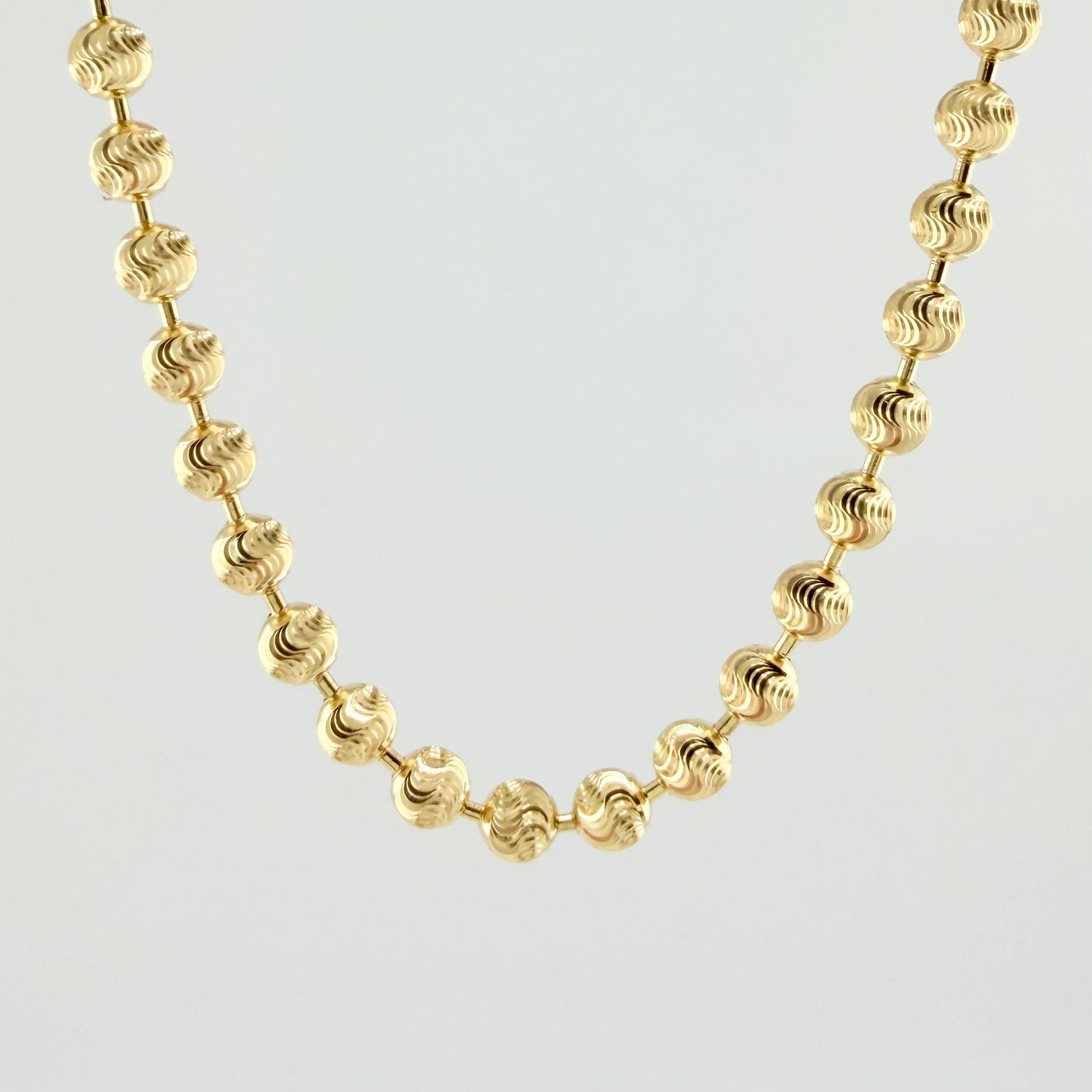 Cadena Militar Media Luna 27.65gr / 27 1/2 in / 5mm Oro Amarillo Nac.Esp. 18K