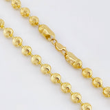 Cadena Militar Media Luna 27.65gr / 27 1/2 in / 5mm Oro Amarillo Nac.Esp. 18K