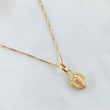 Venetian Chain and Pendant Set + Virgin of Guadalupe 1.8gr / 50cm / 18K Gold