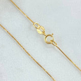 Venetian Chain and Pendant Set + Virgin of Guadalupe 1.75gr / 50cm / 18K Gold