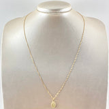 Venetian Chain and Pendant Set + Virgin of Guadalupe 1.75gr / 50cm / 18K Gold