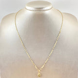 Chain Set and Pendant + Miraculous Virgin 1.3gr / 19.7in / 18K Gold