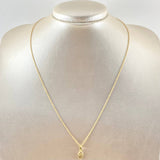 Singapore Chain and Pendant Set + Miraculous Virgin 1.3gr / 50cm / 18K Gold -