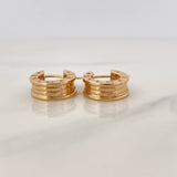 Candongas BV 4.75gr / 1/2 in / Oro Amarillo 18K %