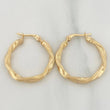 Candongas Bella 1.8 g / 1 in Oro Amarillo 18K