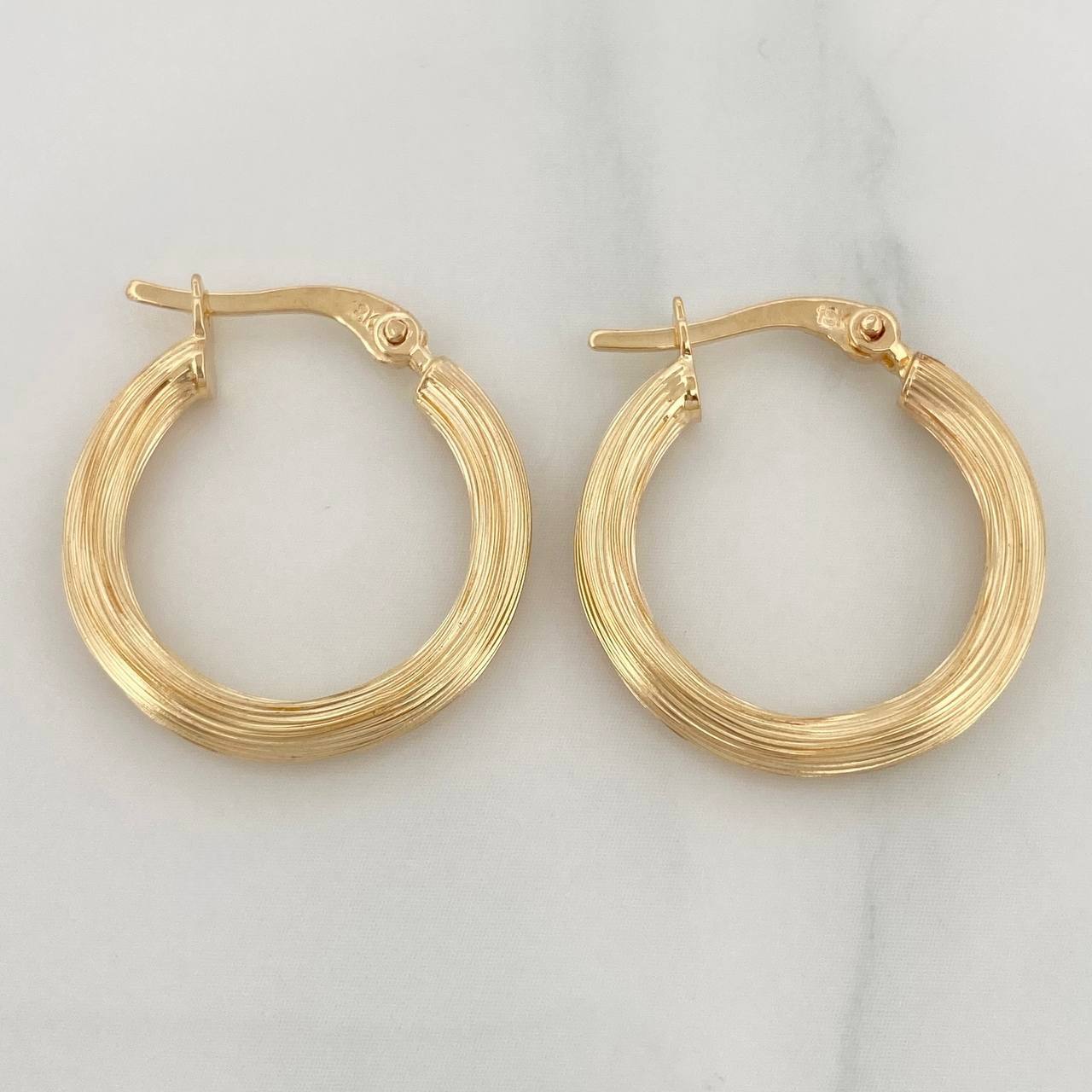Hoop Earrings Sofi 1.65 g / 3/4 in Yellow Gold 18K