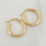 Hoop Earrings Sofi 1.65 g / 3/4 in Yellow Gold 18K