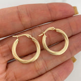 Hoop Earrings Sofi 1.65 g / 3/4 in Yellow Gold 18K