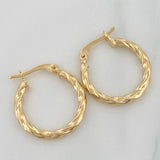 Candongas Kari 1.45 g / 3/4 in Oro Amarillo 18K