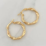 Candongas Mai 1.6 g / 3/4 in Oro Amarillo 18K