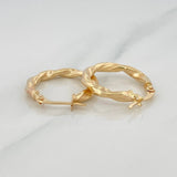 Candongas Mai 1.6 g / 3/4 in Oro Amarillo 18K
