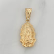 Dije Silueta Virgen Guadalupe 1.7 g / 1 1/4 in Oro Amarillo 18K