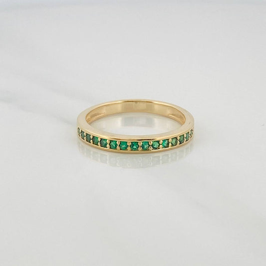 Half Eternity Ring 2.65g / Size 7 Yellow Gold 18K