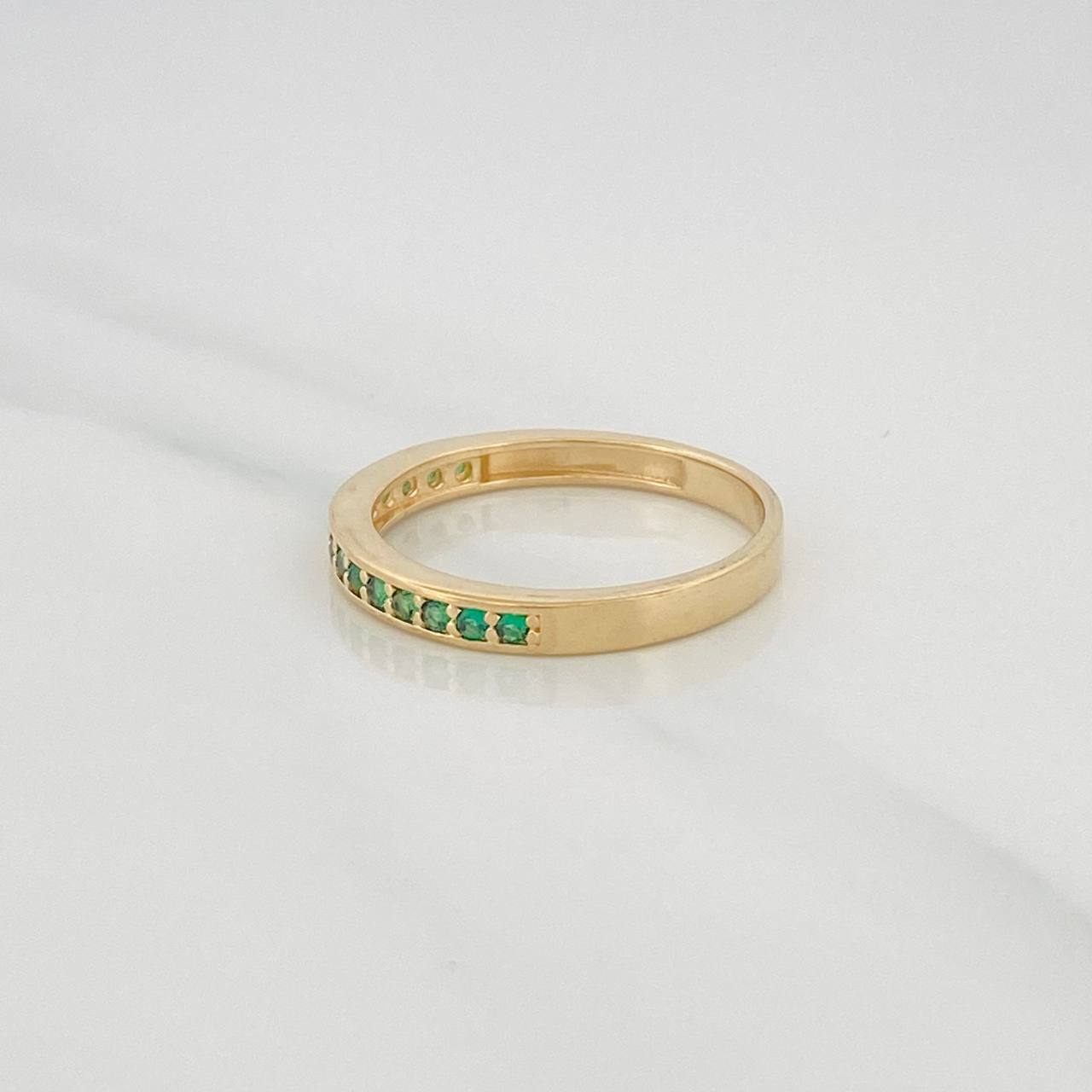 Half Eternity Ring 2.65g / Size 7 Yellow Gold 18K