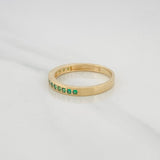 Half Eternity Ring 2.65g / Size 7 Yellow Gold 18K