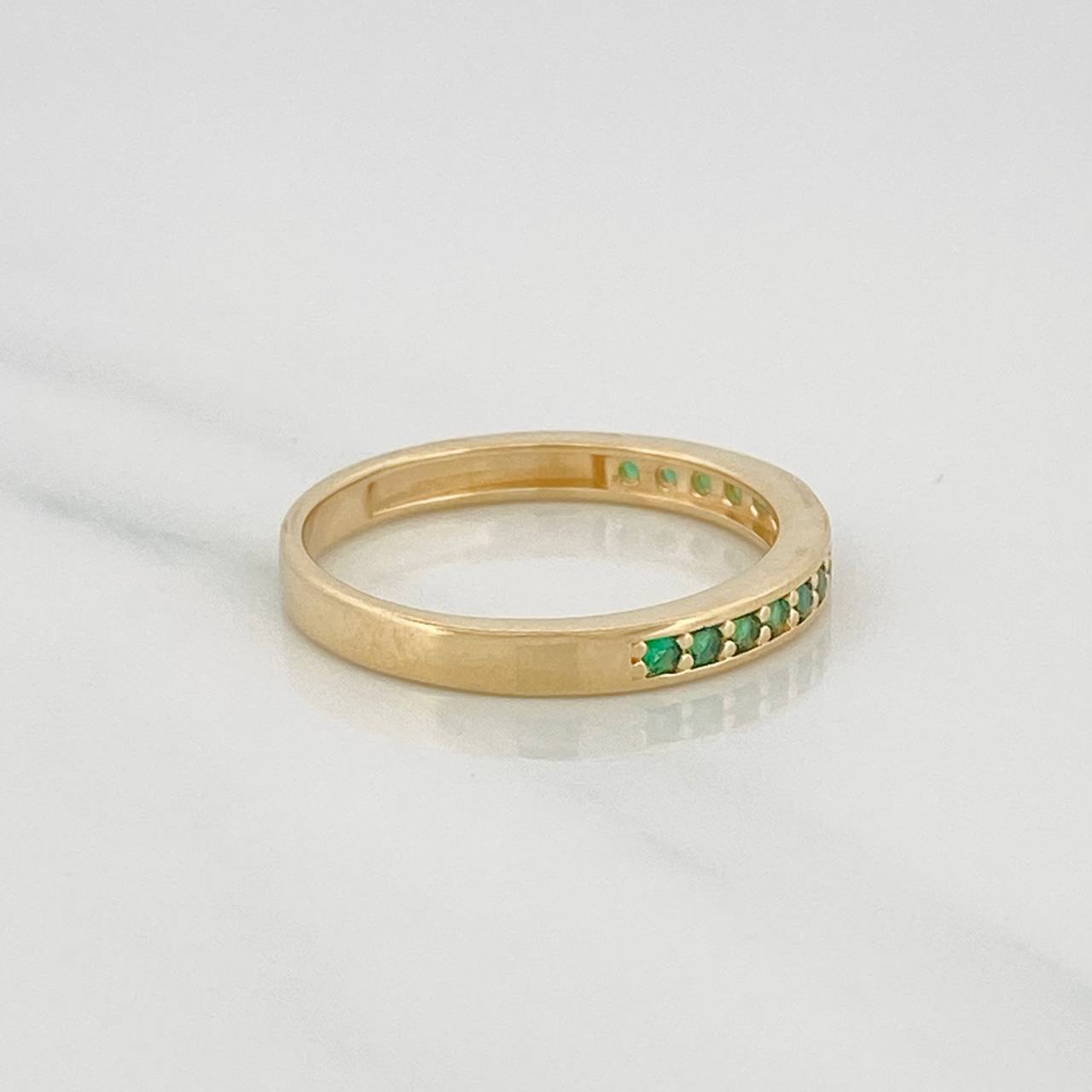 Half Eternity Ring 2.65g / Size 7 Yellow Gold 18K