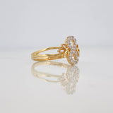 Infinity Ring 2.4g / T7 Two-Tone Yellow White Gold 18K