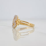 Infinity Ring 2.4g / T7 Two-Tone Yellow White Gold 18K