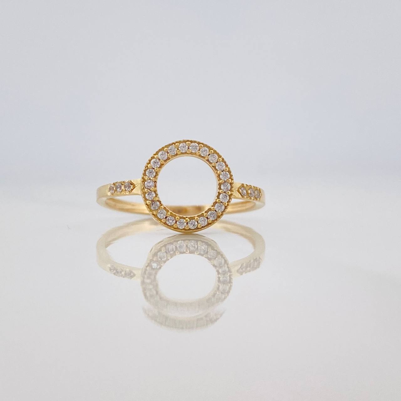 Circle Ring 1.7g / T6 1/4 Yellow Gold 18K