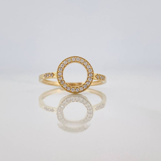 Circle Ring 1.7g / T6 1/4 Yellow Gold 18K
