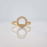 Circle Ring 1.7g / T6 1/4 Yellow Gold 18K