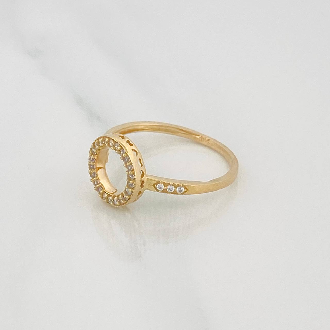 Circle Ring 1.7g / T6 1/4 Yellow Gold 18K