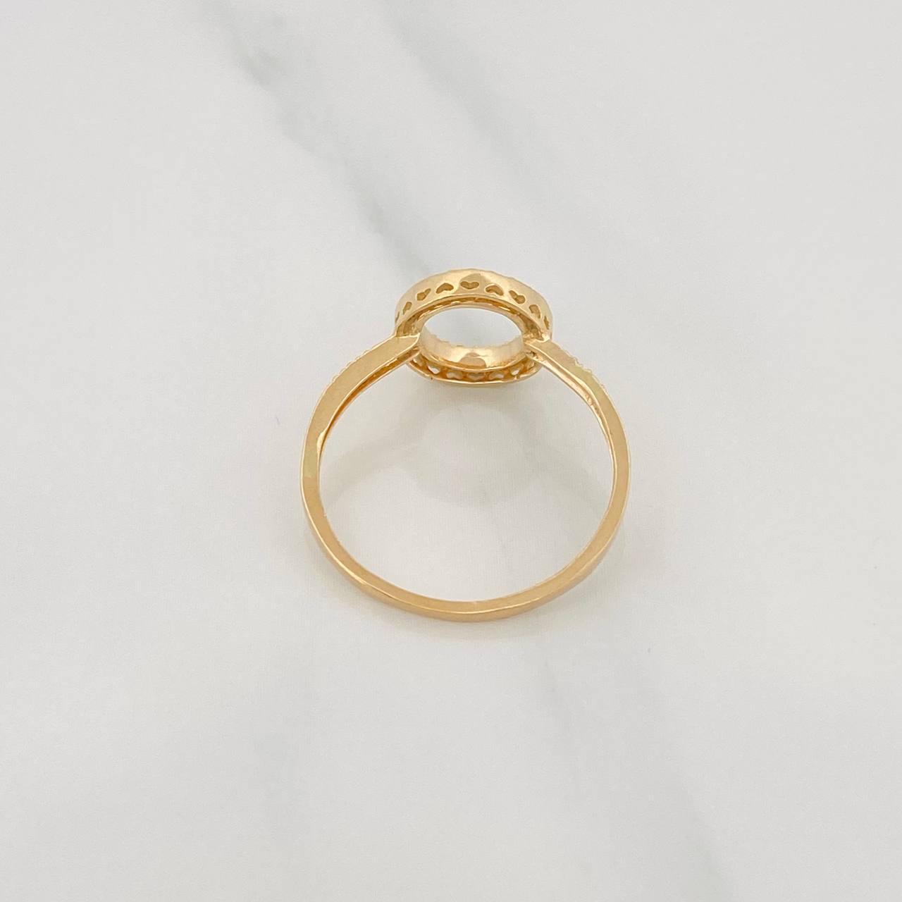 Circle Ring 1.7g / T6 1/4 Yellow Gold 18K