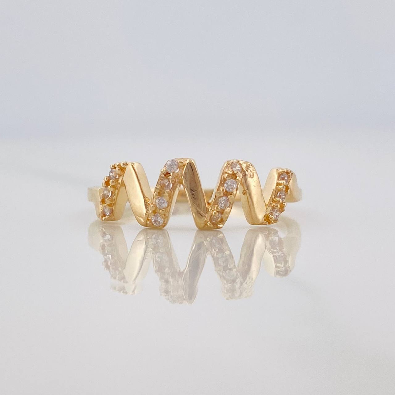 Zig Zag Ring 1.85g / T5 Yellow Gold 18K