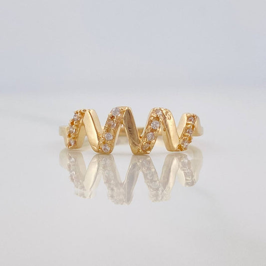 Zig Zag Ring 1.85g / T5 Yellow Gold 18K