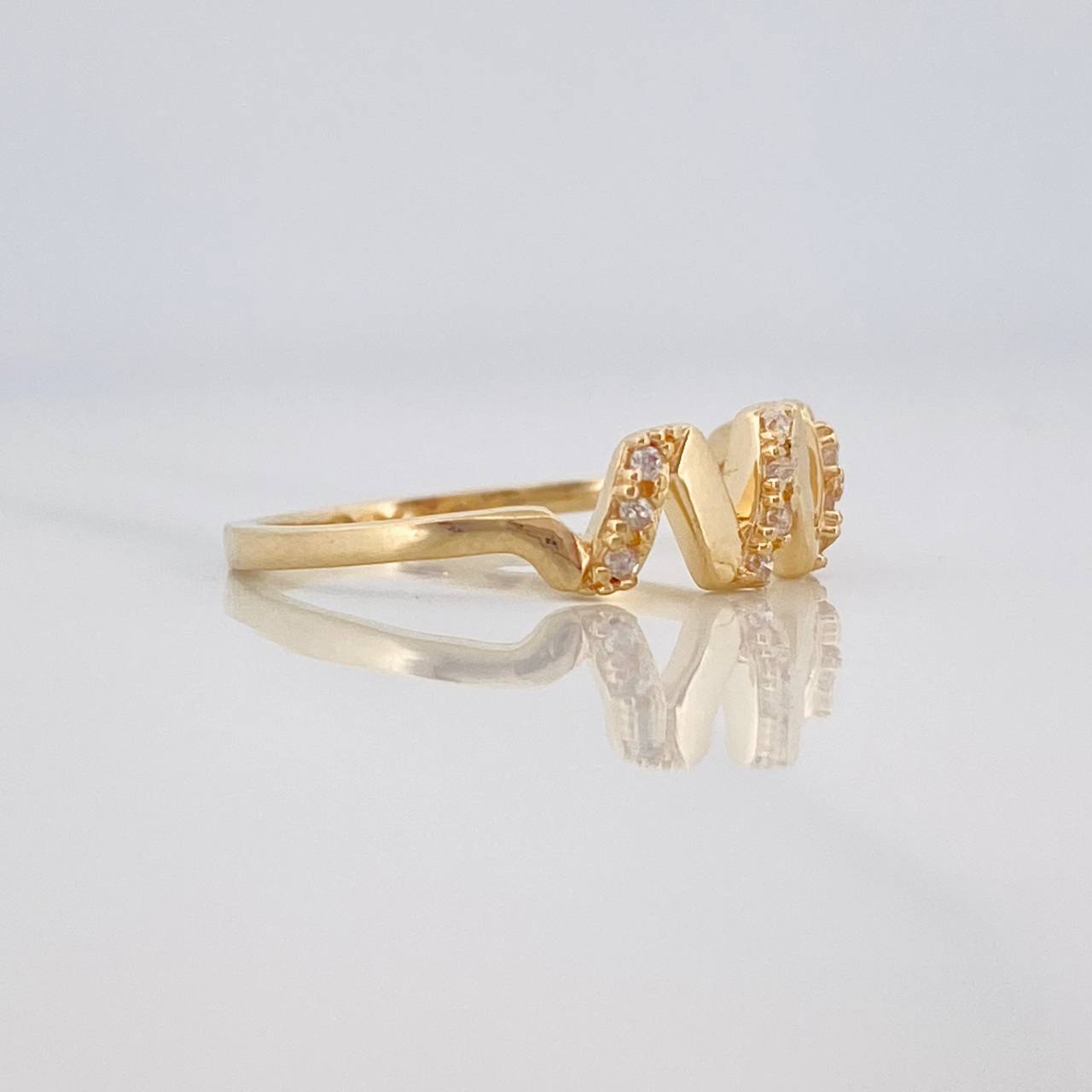 Zig Zag Ring 1.85g / T5 Yellow Gold 18K