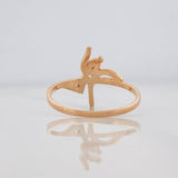 Faith Ring 1.7g / Size 7 1/4 Rose Gold 18K