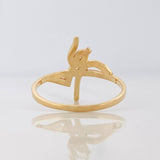 Faith Ring 1.6g / Size 5 3/4 Yellow Gold 18K