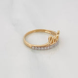 Love Ring 1.65g / T6 Two-Tone Yellow White Gold 18K