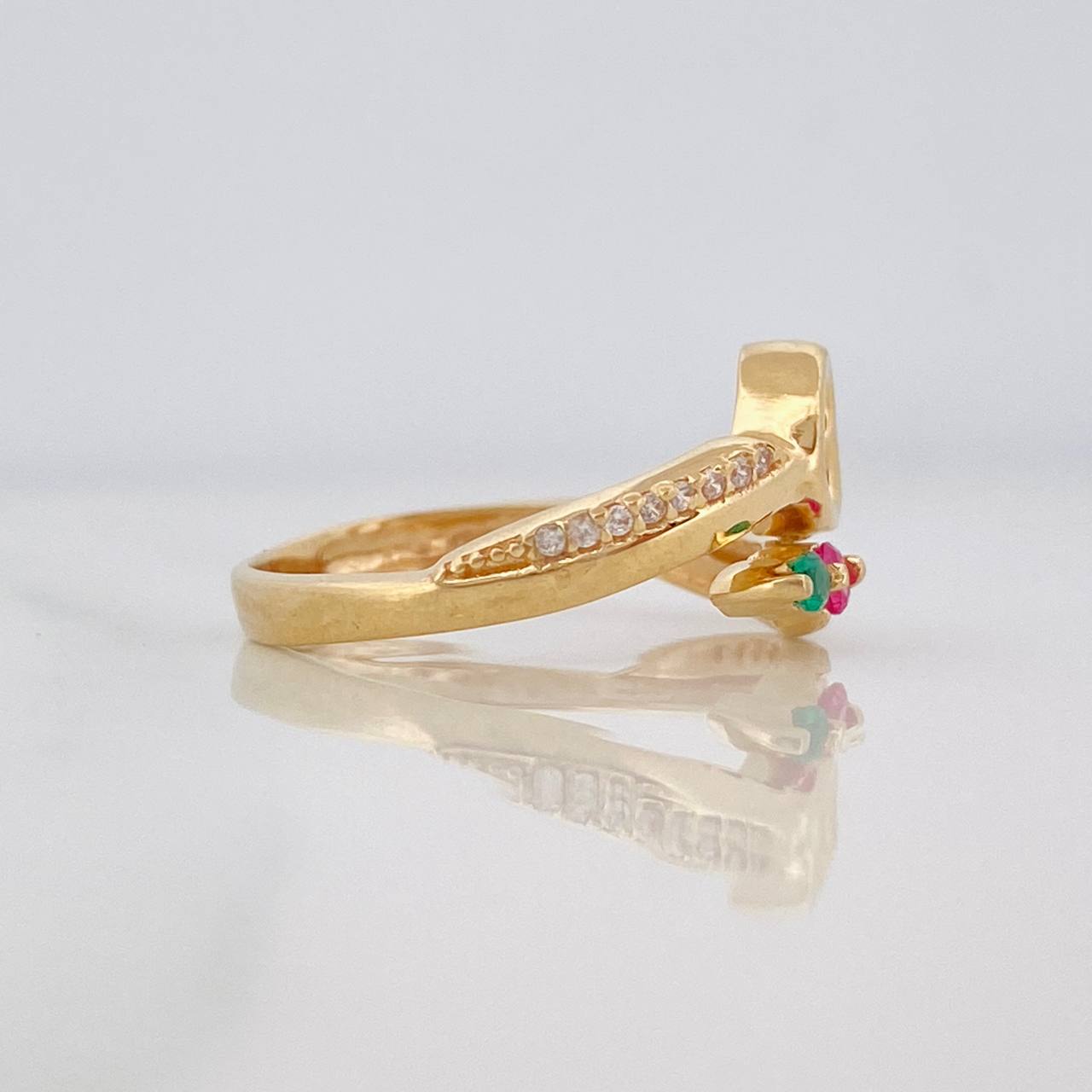 Heart Ring 2.45g / T7 Yellow Gold 18K