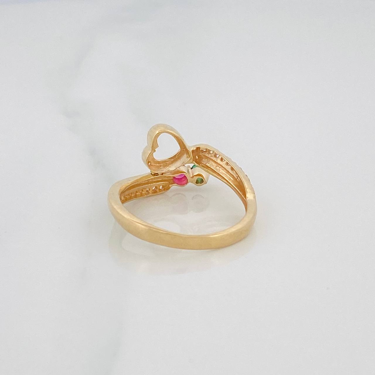 Heart Ring 2.45g / T7 Yellow Gold 18K