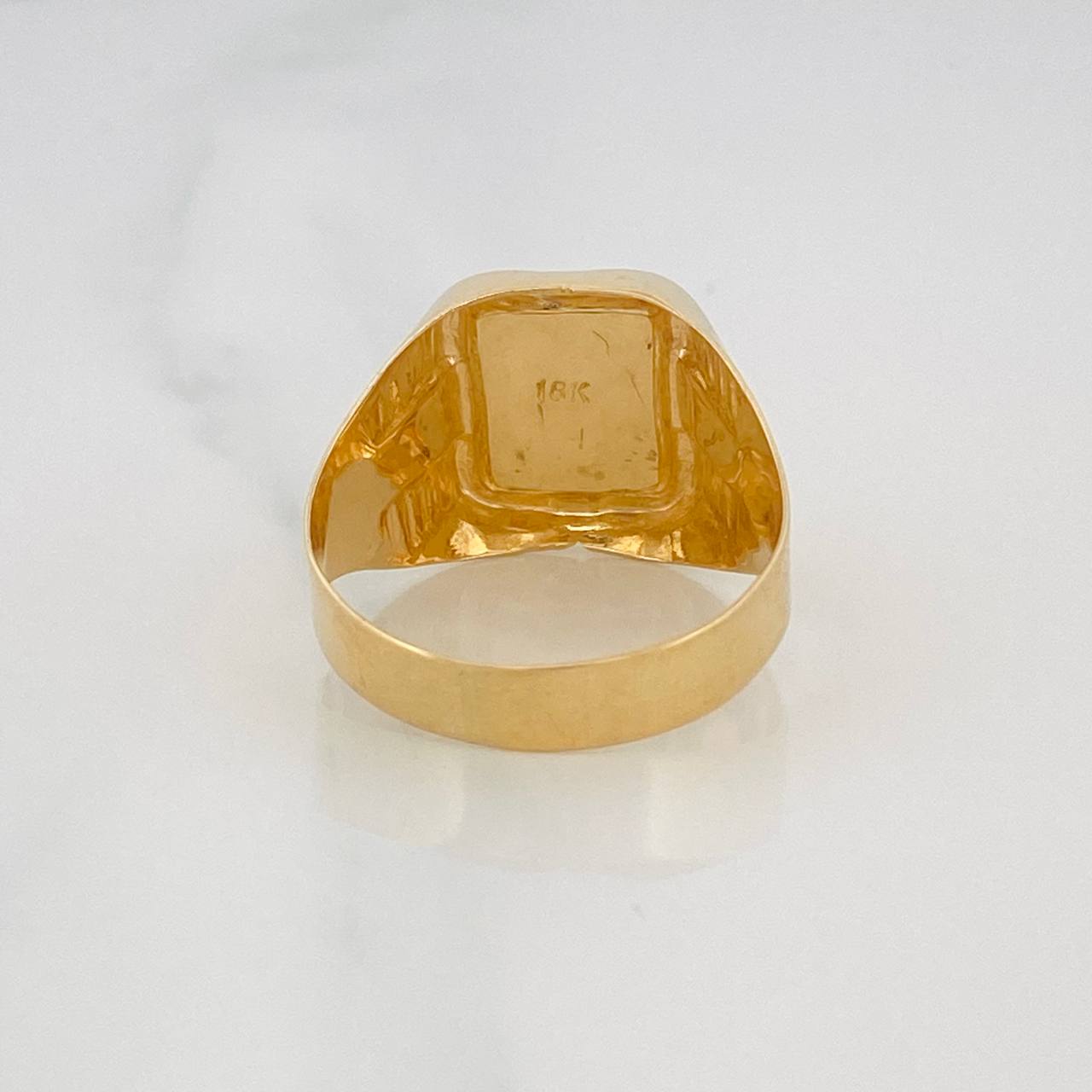 Horse Signet Ring 4g / T10 Yellow Gold 18K