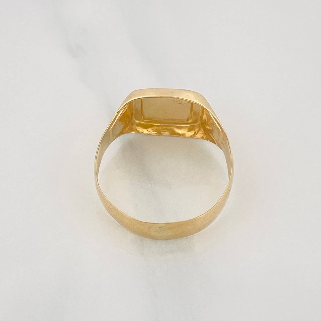 Anchor Signet Ring 2.05g / T11 Yellow Gold 18K