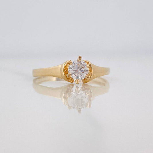 Anillo Solitario 2.05g / T7 3/4 Oro Amarillo 18K