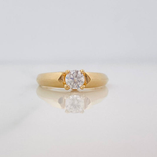 Anillo Solitario 2.55g / T6 1/4 Oro Amarillo 18K