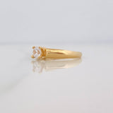 Solitaire Ring 2.55g / T6 1/4 Yellow Gold 18K