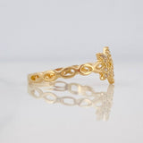 Star Ring 1.5g / T6 3/4 Yellow Gold 18K