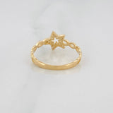 Star Ring 1.5g / T6 3/4 Yellow Gold 18K