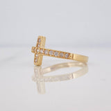 Cross Ring 1.8g / T6 Yellow Gold 18K