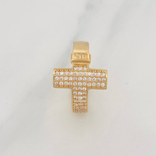 Anillo Cruz 3.65g / T6 3/4 Oro Amarillo 18K
