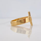 Cross Ring 3.65g / Size 6 3/4 Yellow Gold 18K