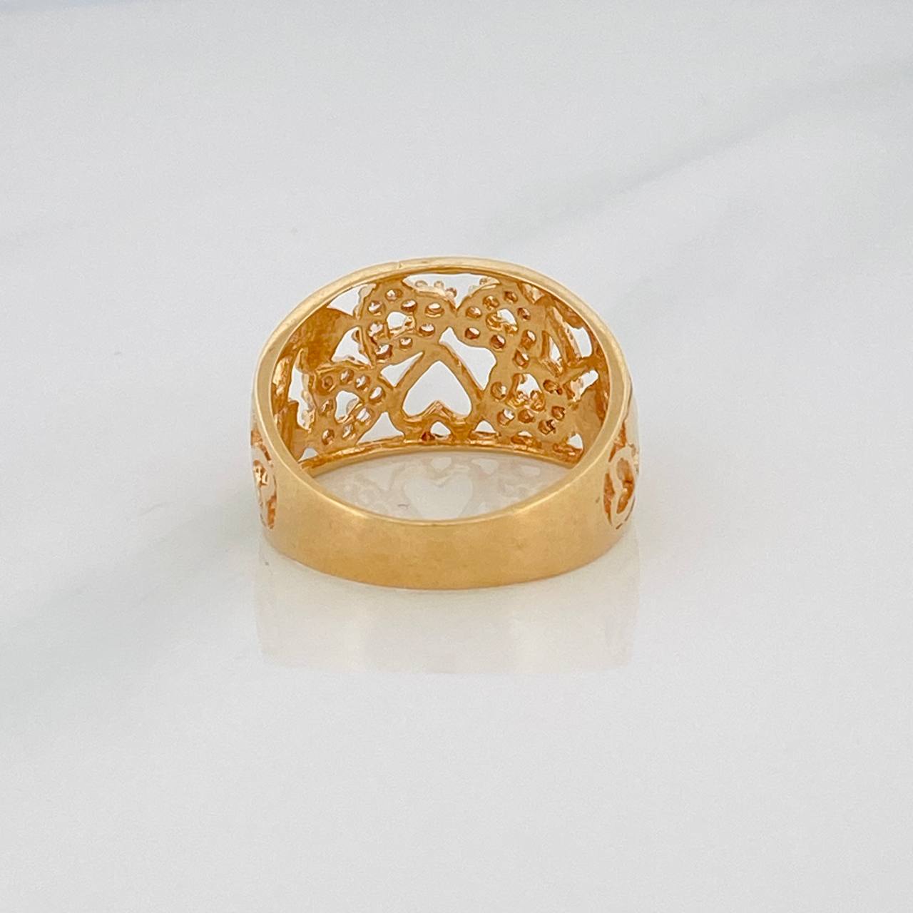 Hearts Ring 3.7g / T7 Yellow Gold 18K