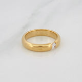 Solitaire Ring 6.55g / Size 7 3/4 Yellow Gold 18K