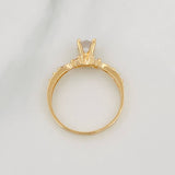 Solitaire Churumbela Ring 1.85g / T6 Yellow Gold 18K